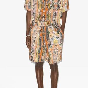 Isabel Marant VEGA SHORTS vega printed flowing bermuda shorts